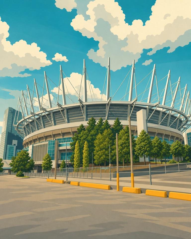 BC Place stadium in Vancouver, British Columbia