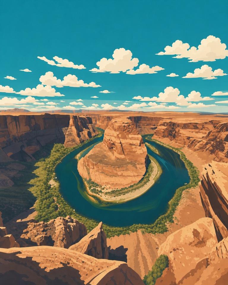 Horseshoe Bend near the Grand Canyon