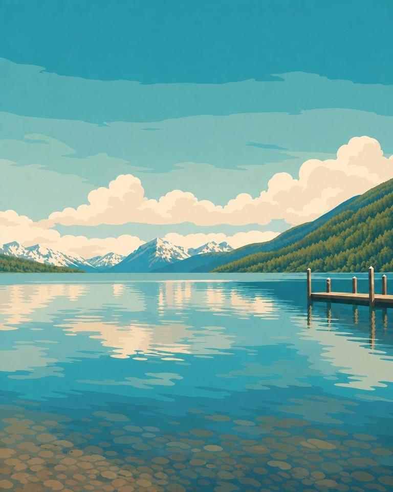 Lake McDonald in Glacier National Park