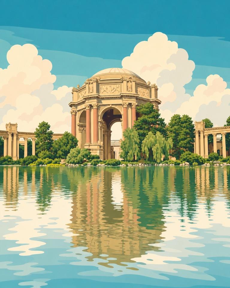 Palace of Fine Arts in San Francisco